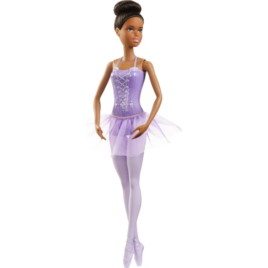 Barbie Balerin Bebekler - Koyu Tenli GJL61