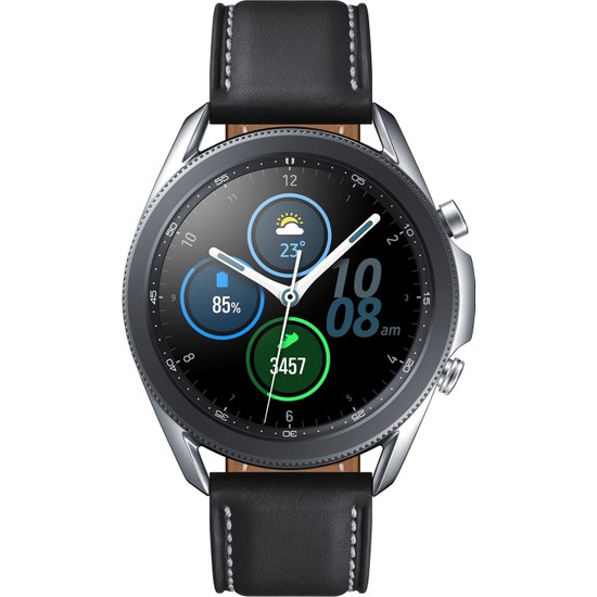 Samsung Galaxy Watch 3 (45mm) - Mystic Silver - SM-R840NZSATUR (Samsung Türkiye Garantili)