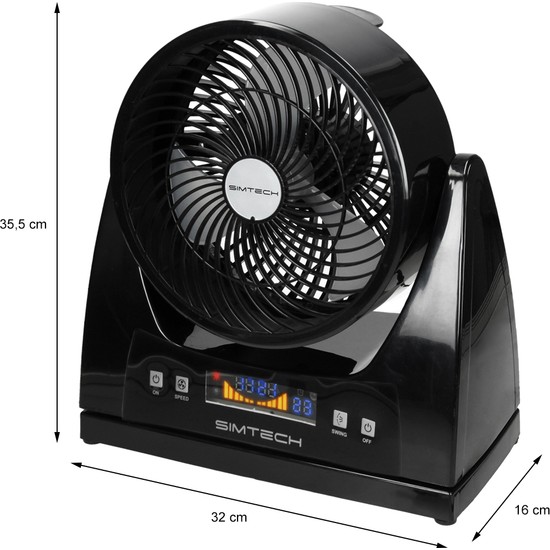 Simtech KM1725 Masaüstü Dijital Salınımlı Vantilatör Fiyatı Simtech KM1725 Masaüstü Dijital Salınımlı Vantilatör Fiyatı
