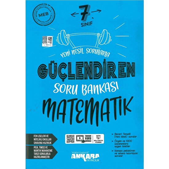 Ankara Yayıncılık 7. Sınıf Matematik Güçlendiren Soru Bankası