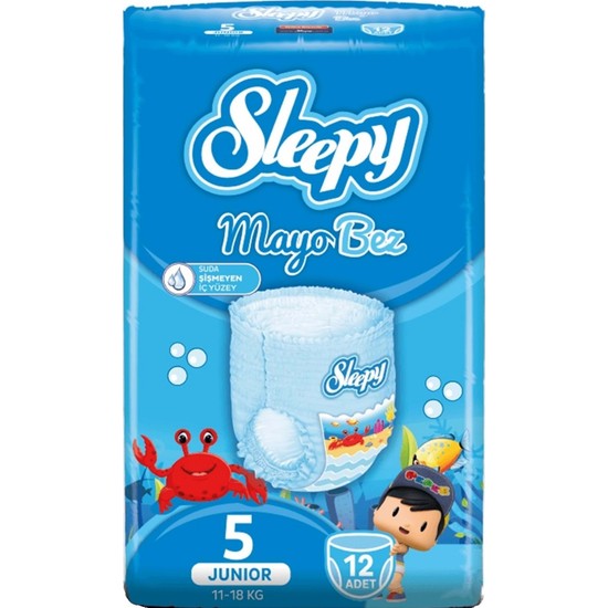 Sleepy Mayo Külot Bez No 5 (11-18 Kg) Junior 12'li