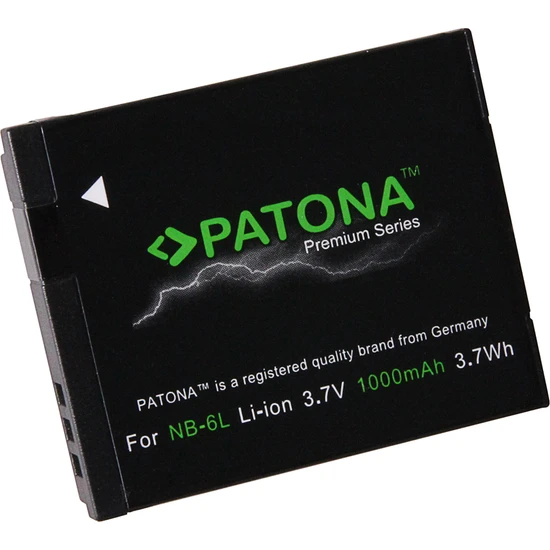 Patona Canon NB6L Powershot SX240 SX500 S120 İçin Nb-6l Premium Batarya