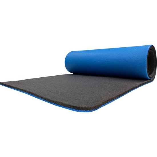 Dafron Yoga Pilates Mat Minderi 180 x 60 x 1 cm DF180 Mavi - Siyah