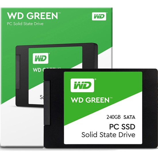 Wd Green 240GB PC SSD Sata 6GB / Sn 2.5" KatÄ± Hal (Yurt FiyatÄ±