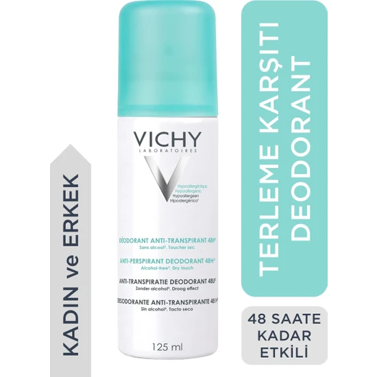 Vichy Deodorant Anti-Transpırant Terlemeyi Önleyici 125Ml