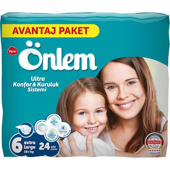Önlem Çocuk Bezi Avantaj 6 Extra Large 16+ kg 24�lü Fiyatı Önlem Çocuk Bezi Avantaj 6 Extra Large 16+ kg 24�lü Fiyatı