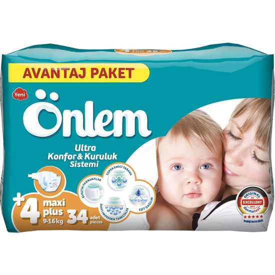Önlem Çocuk Bezi Avantaj 4+ Maxi Plus 916 kg 34�lü Fiyatı Önlem Çocuk Bezi Avantaj 4+ Maxi Plus 916 kg 34�lü Fiyatı