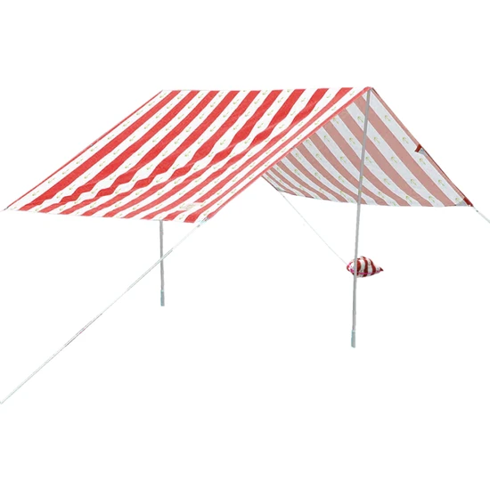 Bundera Lisa 2,4 Metre Gölgelik Tente Plaj Şemsiyesi Çadır Kamp Piknik Güneşlik Şemsiye