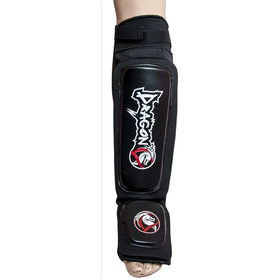 Dragon 40606 Mma, Muay Thai, Kick Boks Elastik Kaval Koruyucu Takviyeli - Siyah