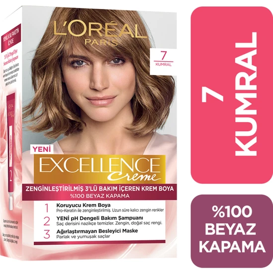 L'Oréal Paris Excellence Creme Saç Boyası - 7 Kumral