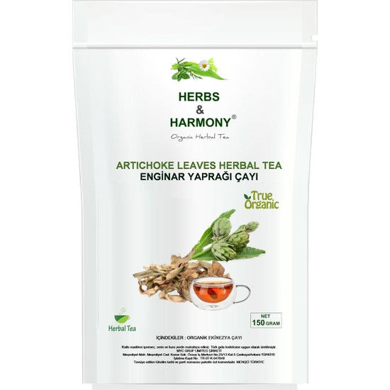 Herbs & Harmony Artichoke Leaf Herbal Tea Enginar Yaprağı Fiyatı