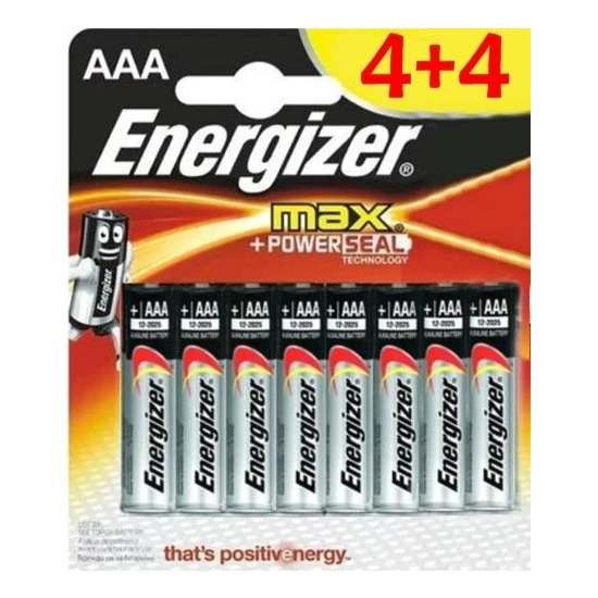 Energizer LR03 Max Aaa 4+4 Pil