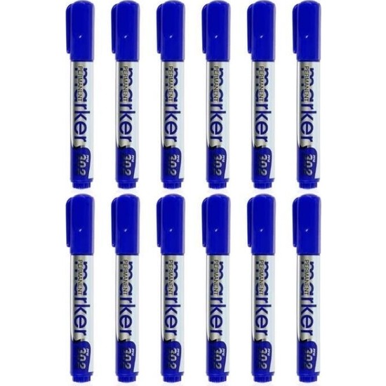 Piano Koli Kalemi Permanent Marker 302 Yuvarlak Uçlu Mavi Fiyatı