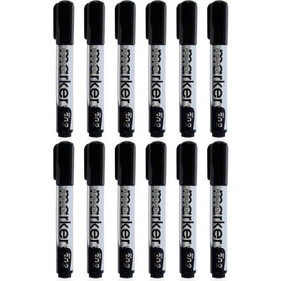 Piano Koli Kalemi Permanent Marker 302 Yuvarlak Uçlu Siyah Fiyatı