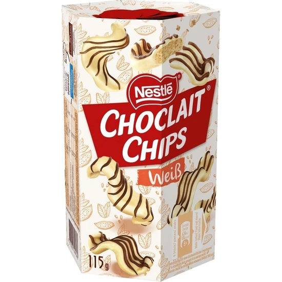 Nestle Choclait Chips 115 gr - Beyaz Çikolata Kaplı Mini Gofretler