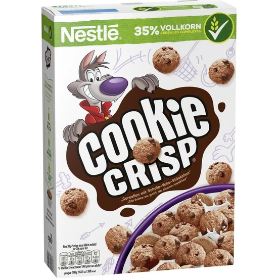 Nestle Cookıe Crısp 375 gr - Damla Çikolatalı Mısır Gevreği