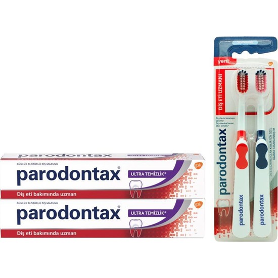 Parodontax Ultra Temizlik Diş Macunu 75 ml x 2 Adet + Diş Fiyatı