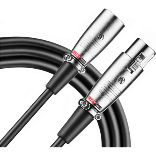 Lastvoice Cable-XLR Condenser Mikrofon Kablosu XLR TO XLR 3 Metre