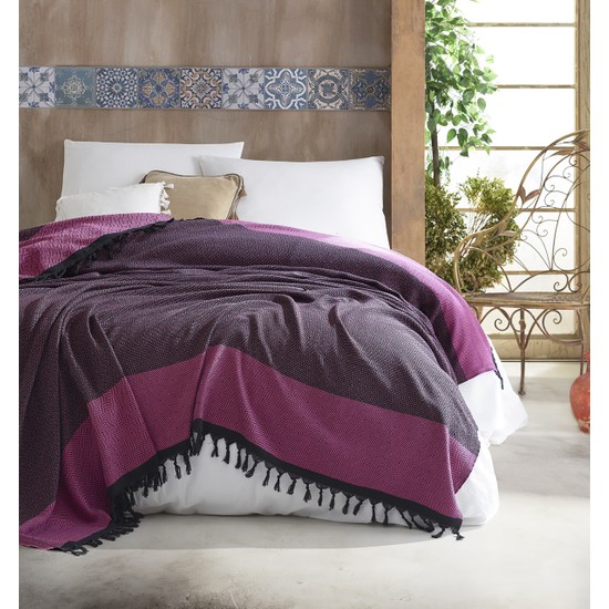 Wellstil Nefes Fuşya Peştamal Pike ve Yatak Örtüsü Fiyatı