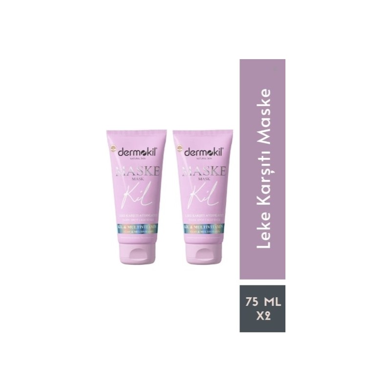 Dermokil Leke Karşıtı Maske 2'li Set 2X75ML