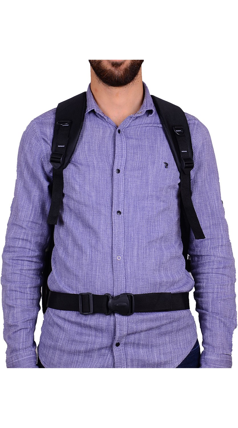 Strong Bag Strong Büyük Boy Dağcı Sırt Çantası- 17-18.4 Inch Laptop Bölmeli STR001 görsel 8