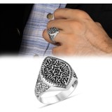 Argento Silver 925 Ayar Gümüş Erkek Yüzük
