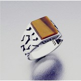 Argento Silver 925 Ayar Gümüş Erkek Yüzük
