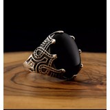 Argento Silver 925 Ayar Gümüş Erkek Yüzük