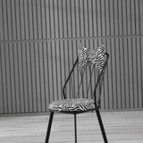 Fabrica Home Design Profesyonel Yıldız Metal Tel Sandalye Sırt Minderli Mutfak Sandalyesi