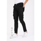 Frankness Jeans Pacos Kargo Pantolon Rahat Kesim Erkek Kargo Pantolon