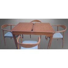 Bengi Ticaret Masa 90007 Klasik Sandalye Yılan Tk Model Kayın aslan ayak Parlak Ceviz El yapım