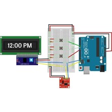 Arduino Emes Robotik Arduino Uno ile Dijital Saat Geliştirme Seti