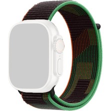 Basias Apple Watch 4 5 6 7 8 Ultra (38MM 40MM 41MM) - (42MM 44MM 45MM) Black Unity Spor Kordon