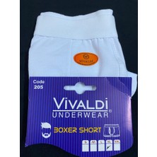 Vivaldi 3'lü Erkek Penye Boxer Süper Kalite Yumuşak
