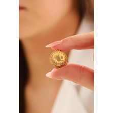 Sefa Gold 14 Ayar Altın Orta Boy Tuğra Kolye Ucu