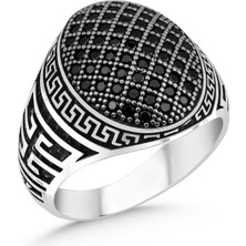 Argento Silver 925 Ayar Gümüş Erkek Yüzük