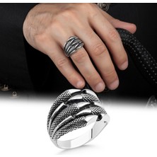 Argento Silver 925 Ayar Gümüş Erkek Yüzük