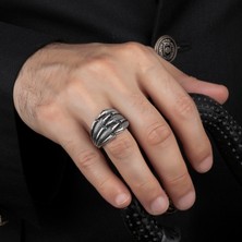 Argento Silver 925 Ayar Gümüş Erkek Yüzük