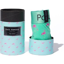 Paul Kenzie Unique Effect Desenli Erkek Boxer - Pink Birdy