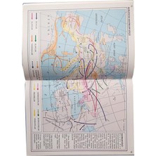 Tarih Atlası 53 Sayfa Renkli Açıklamalı 1 Adet Özyürek Tarih Atlas Kuşe Kağıt 17X24 Karton Kapak Renkli Orta Lise Için - Veli Şirin