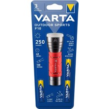 Varta Aysima Outdoor Sports F10 LED El Feneri+Varta 18650 Outdoor Sports H30R Pro Kafa Feneri Wireless