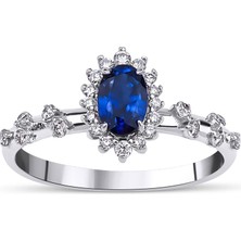 Mas Diamond Safir Petit Pırlanta Yüzük