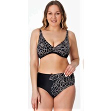 SUNSURF Büyük Beden Desenli  Toparlayıcı Bikini Takımı