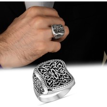 Argento Silver 925 Ayar Gümüş Erkek Yüzük