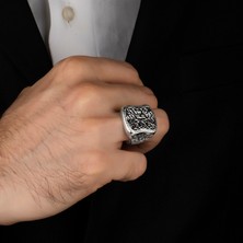 Argento Silver 925 Ayar Gümüş Erkek Yüzük