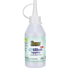 Brons Sıvı Silikon Yapıştırıcı 100 ml 1 Adet Silikon Yapıştırıcı Sıvı 100 gr Kağıt Karton Tahta Köpük Mantar