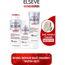 L'Oréal Paris Tarak Hediyeli L'oréal Paris Elseve Bond Repair Şampuan + Şampuan Öncesi Kurtarıcı Bakım + Saç Bakım Kremi Seti