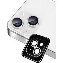 Kılıfmania Apple iPhone 14 Plus Safir Temperli Cam Kamera Lens Koruyucu - Gümüş