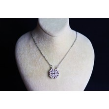 Sirius Çelik Mıknatıslı Yonca Kolye