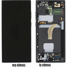 Samsung Teknonet Samsung Galaxy S22 Ultra Uyumlu Org Lcd+Dokunmatik+Çıtalı